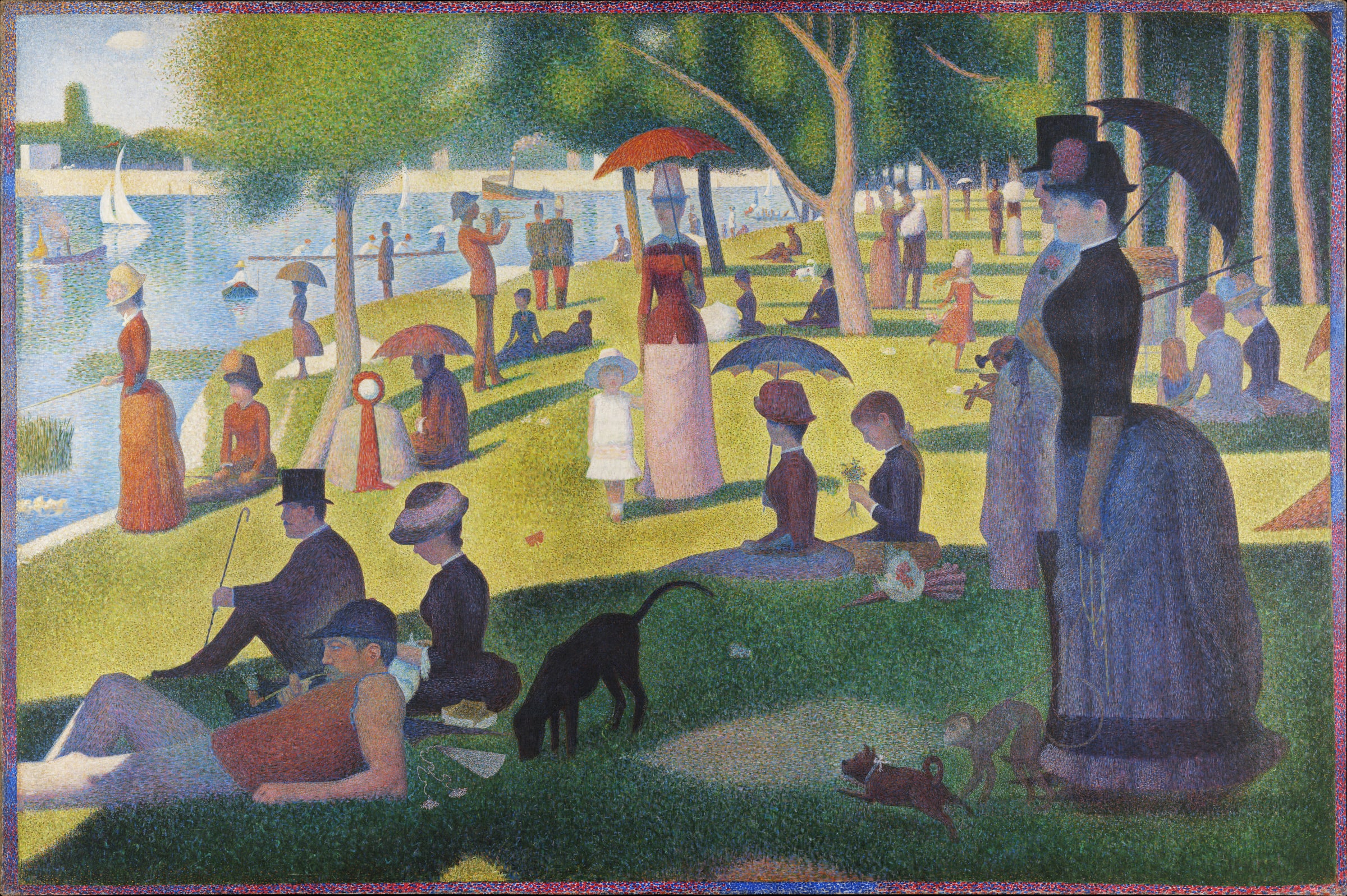 A Sunday on La Grande Jatte, Georges Seurat, 1884