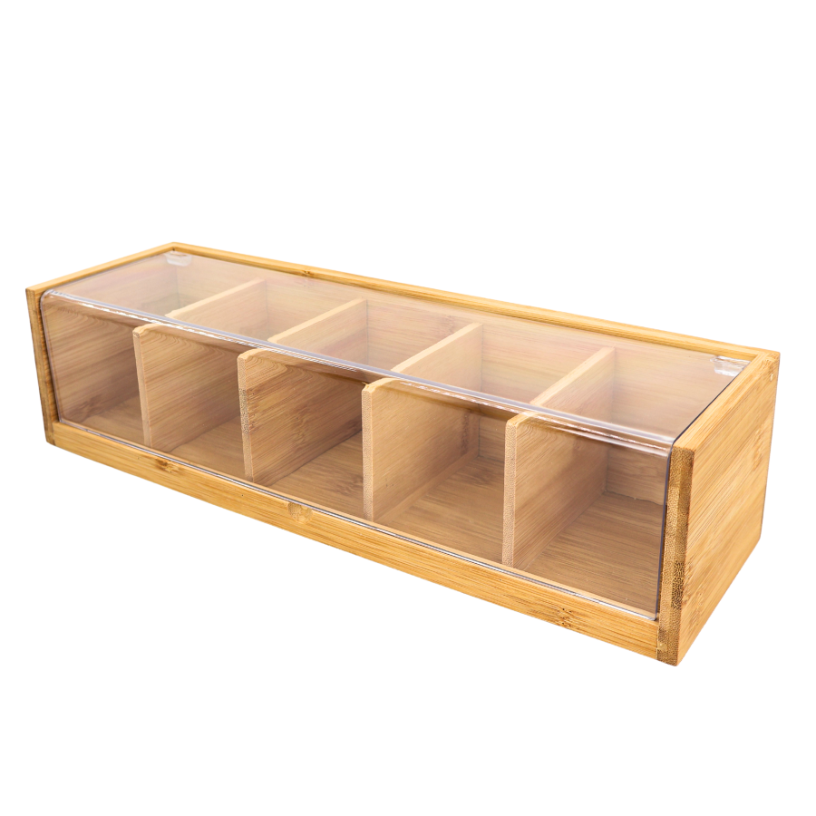 Caja para infusiones 11x36cm, madera