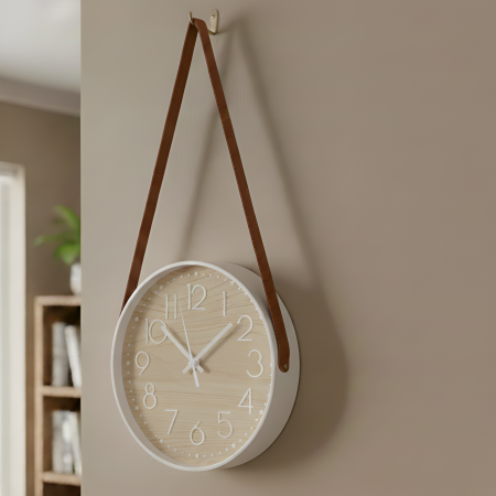 Reloj de pared plástico, 30x4cm