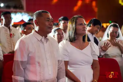 Isang “Oo” sa Araw ng mga Puso | 206 couples, sabay-sabay na nag-isang dibdi...
