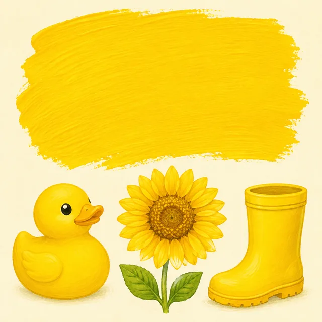 Illustration of yellow