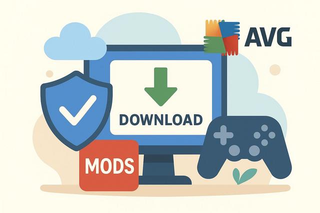 Download game mods safely with AVG