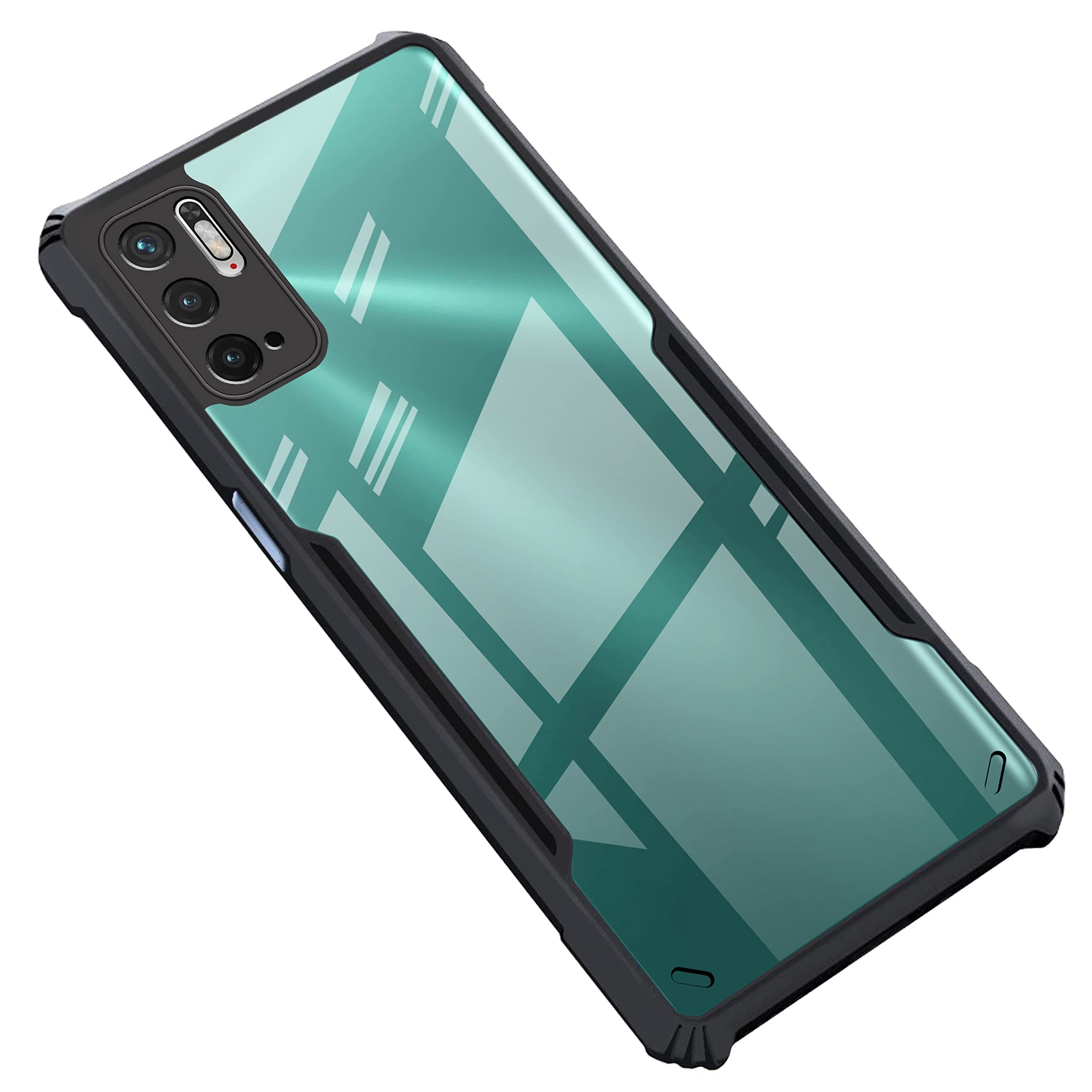 Black Border - Transparent Back iPaky Mobile Back Cover Case
