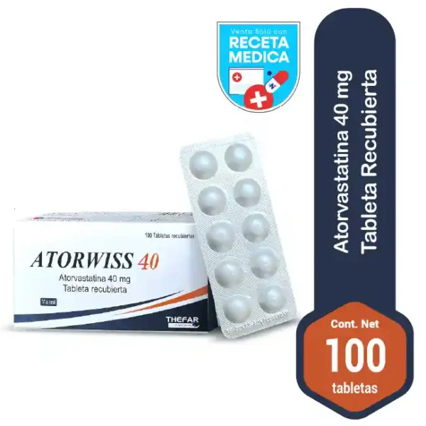 Atorwiss 40Mg CJA X 100 TAB 