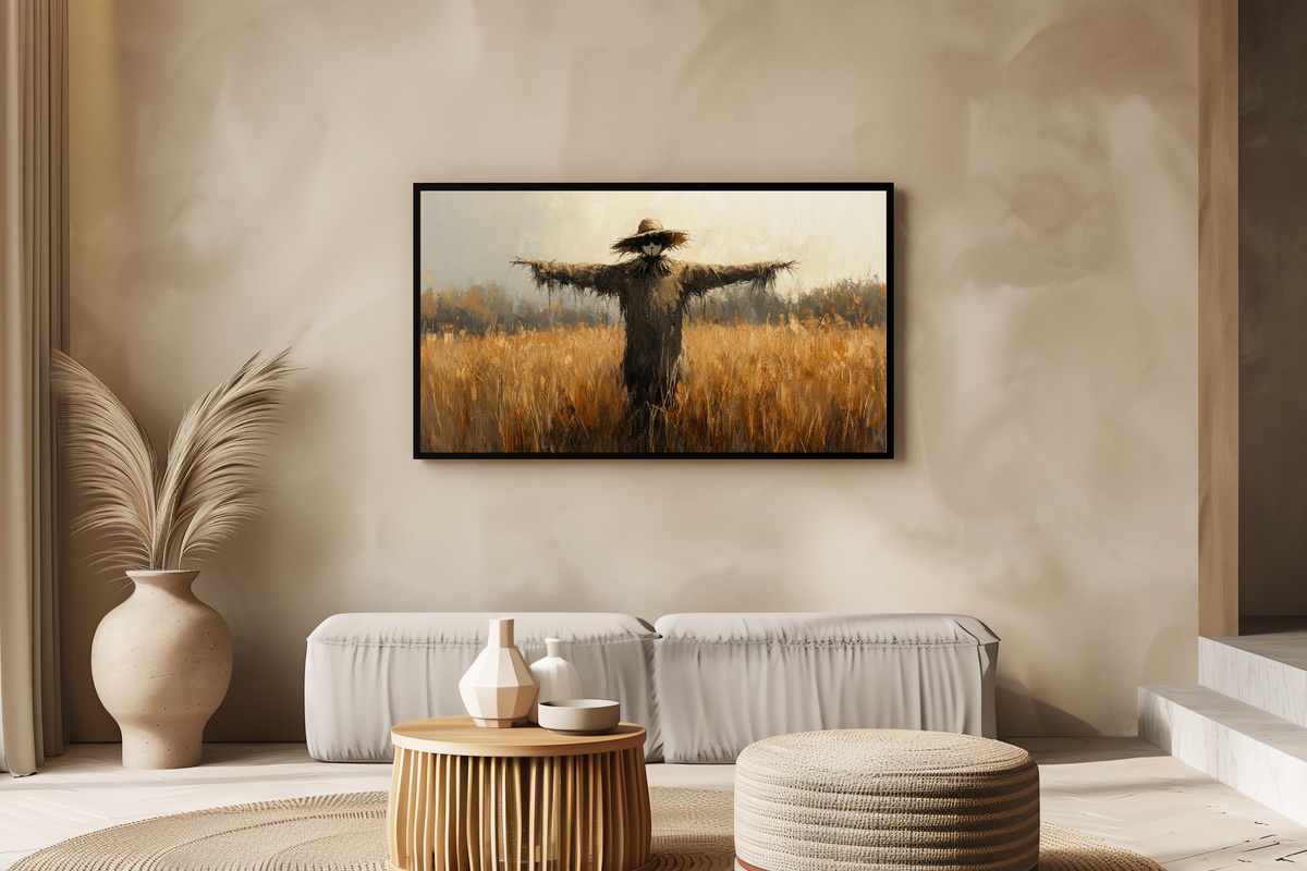 Field of Autumn Whimsy Fall Frame TV Art