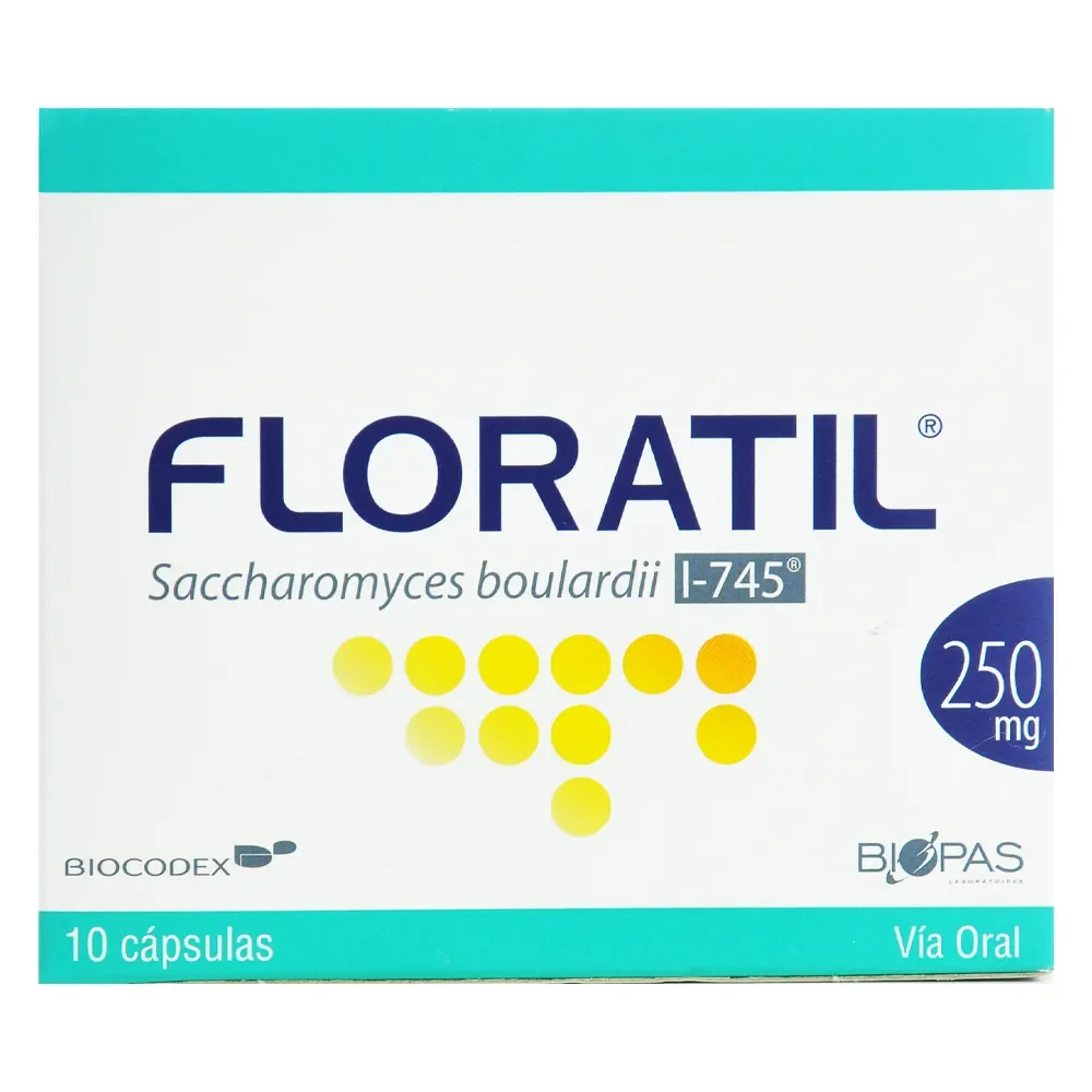 Floratil 250 Mg Cja/10 Cap