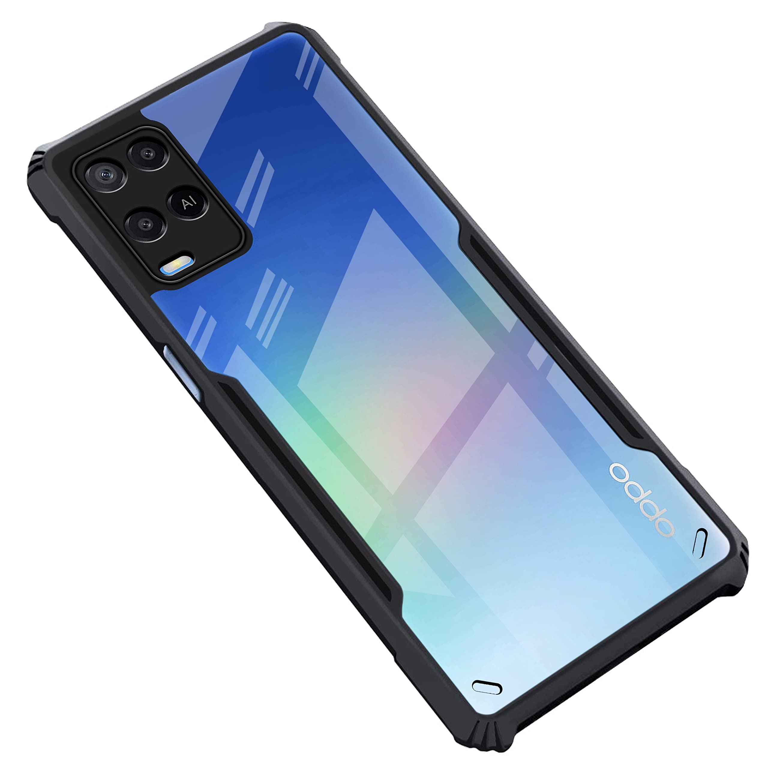 Black Border - Transparent Back iPaky Mobile Back Cover Case