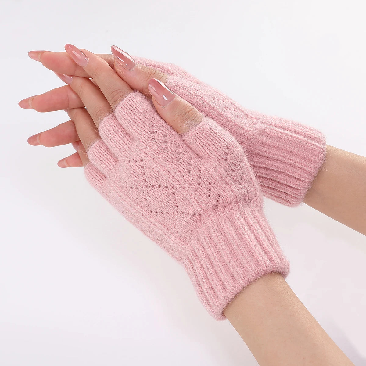 Lavisa - Soft Knit Fingerless Gloves