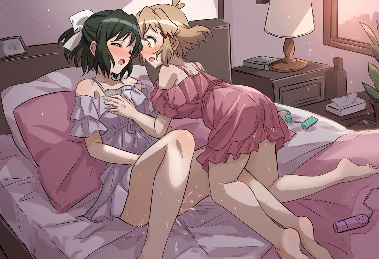 百合に挟まる男、立花響と未来の間にもの7 by 催●スマホの淫魔 with Hibiki Tachibana, Miku Kohinata, senki zesshou symphogear, Symphogear, Hypnosis
