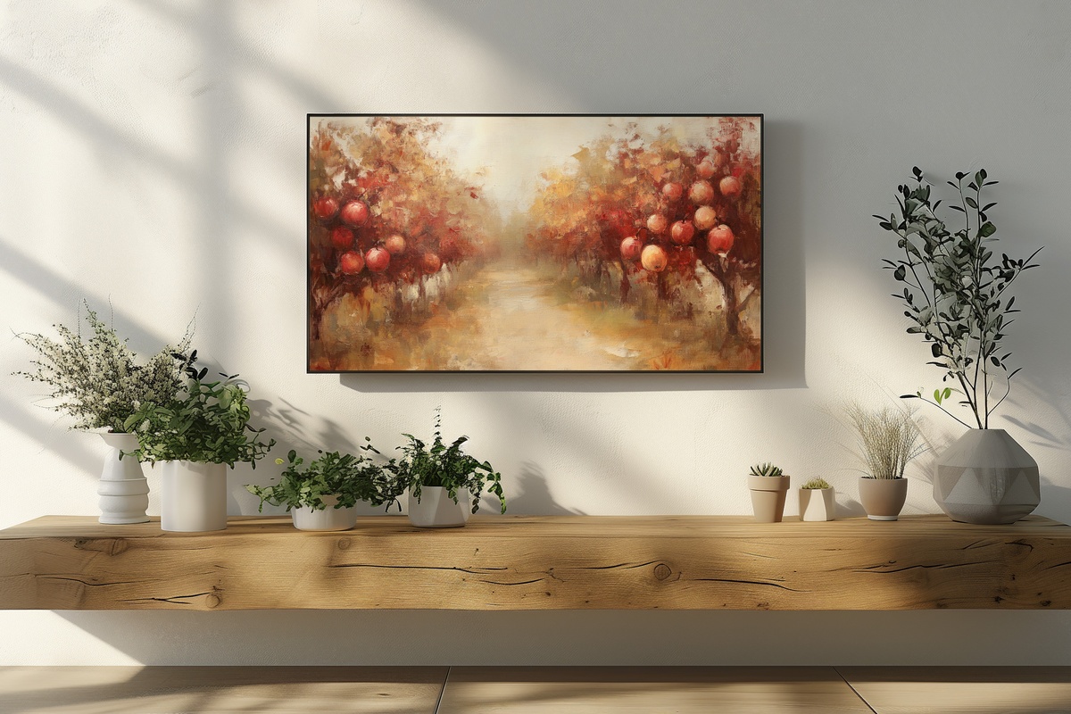 Orchard Dreams in Fall Frame TV Art