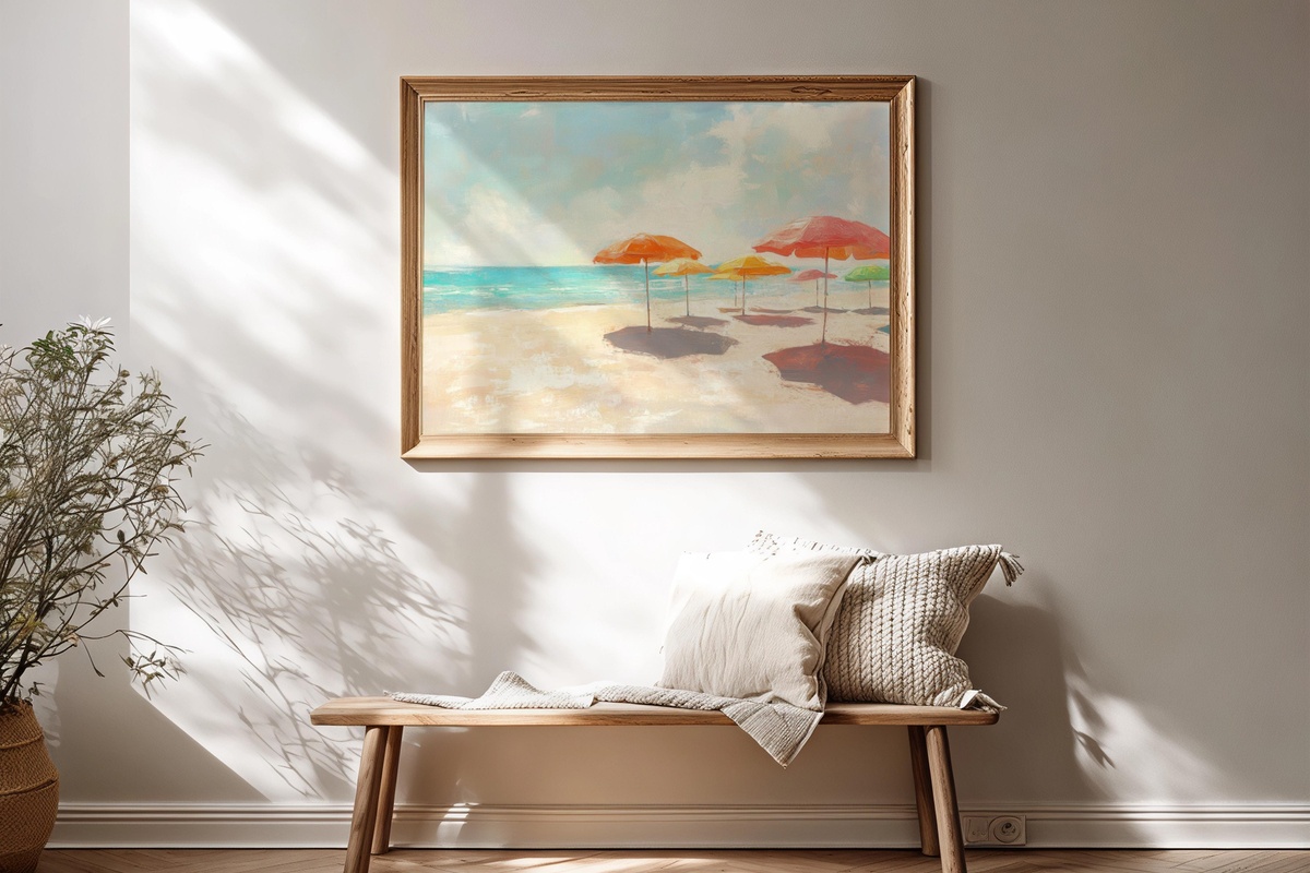 Colorful Canopy Serenade Summer Printable Wall Art