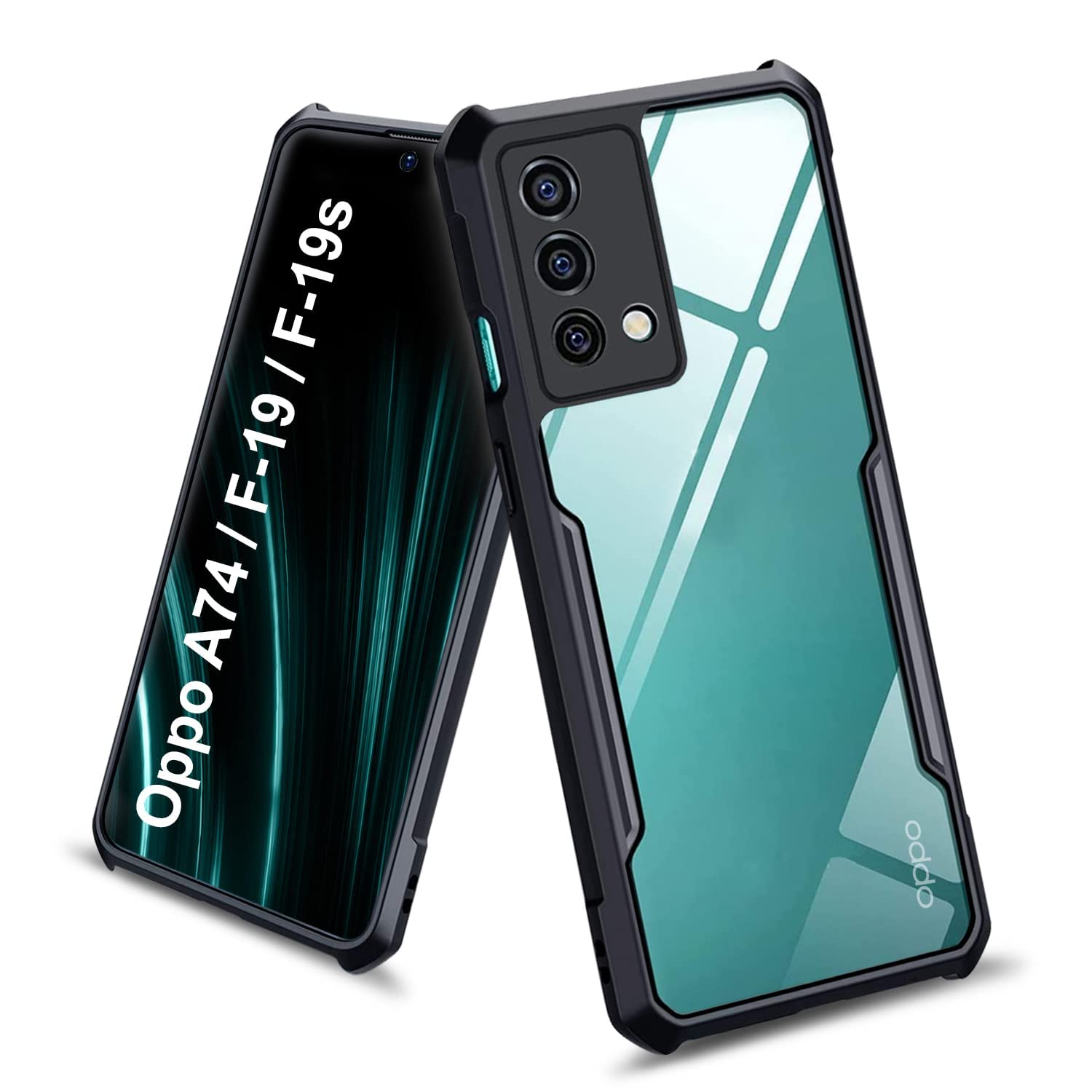 Black Border - Transparent Back iPaky Mobile Back Cover Case
