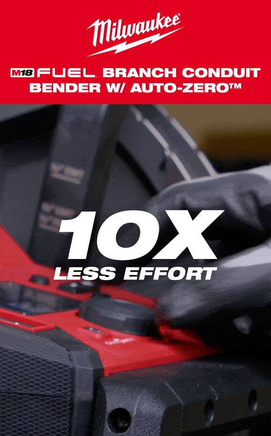 M18 FUEL™ BRANCH CONDUIT BENDER w/ AUTO-ZERO™