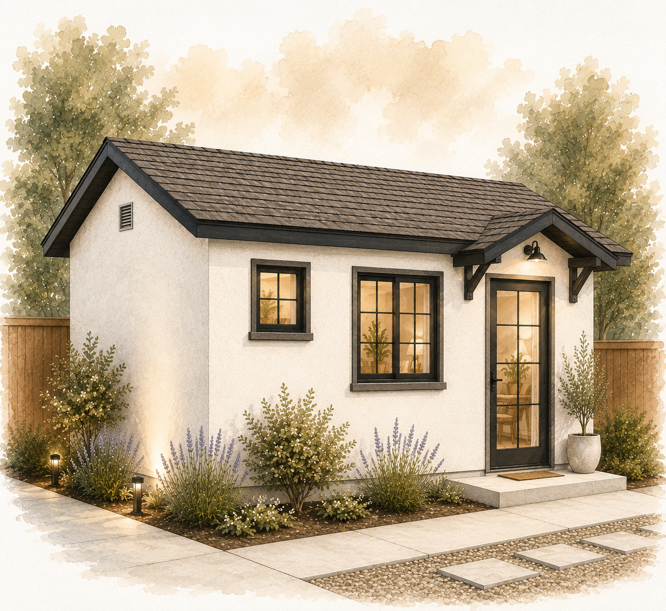ADU permitted and built in San Diego, CA by Beatriz Tercero — Arch Design by B