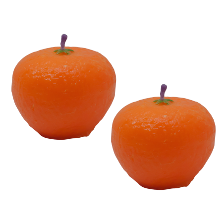 Set 2 velas decorativas cera, 5cm