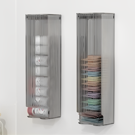 Dispensador negro, 32x9cm, pvc