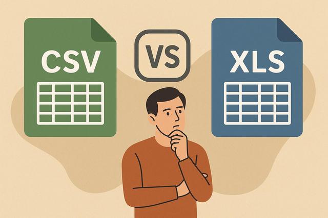 CSV or XLS: What are the differences and which one to choose?