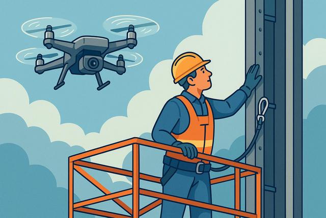 Drones et travaux en hauteur : révolution sécurisée