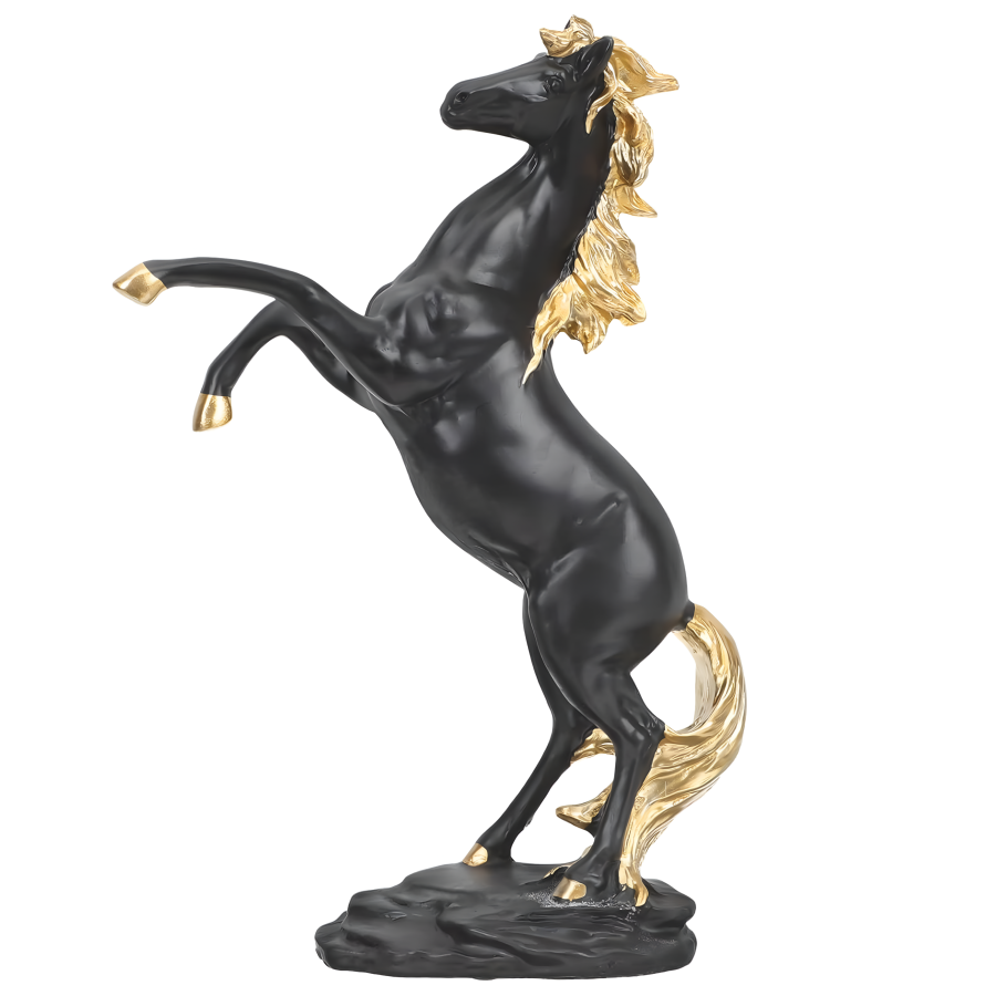 Adorno caballo poliresina, 29cm