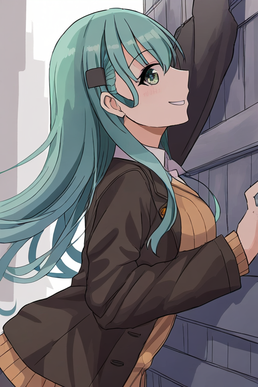 鈴谷のAIエロエロ落書きもの4 by 催●スマホの淫魔 with Suzuya (Kantai Collection), Kancolle, bunny girl, cleavage, cowgirl position
