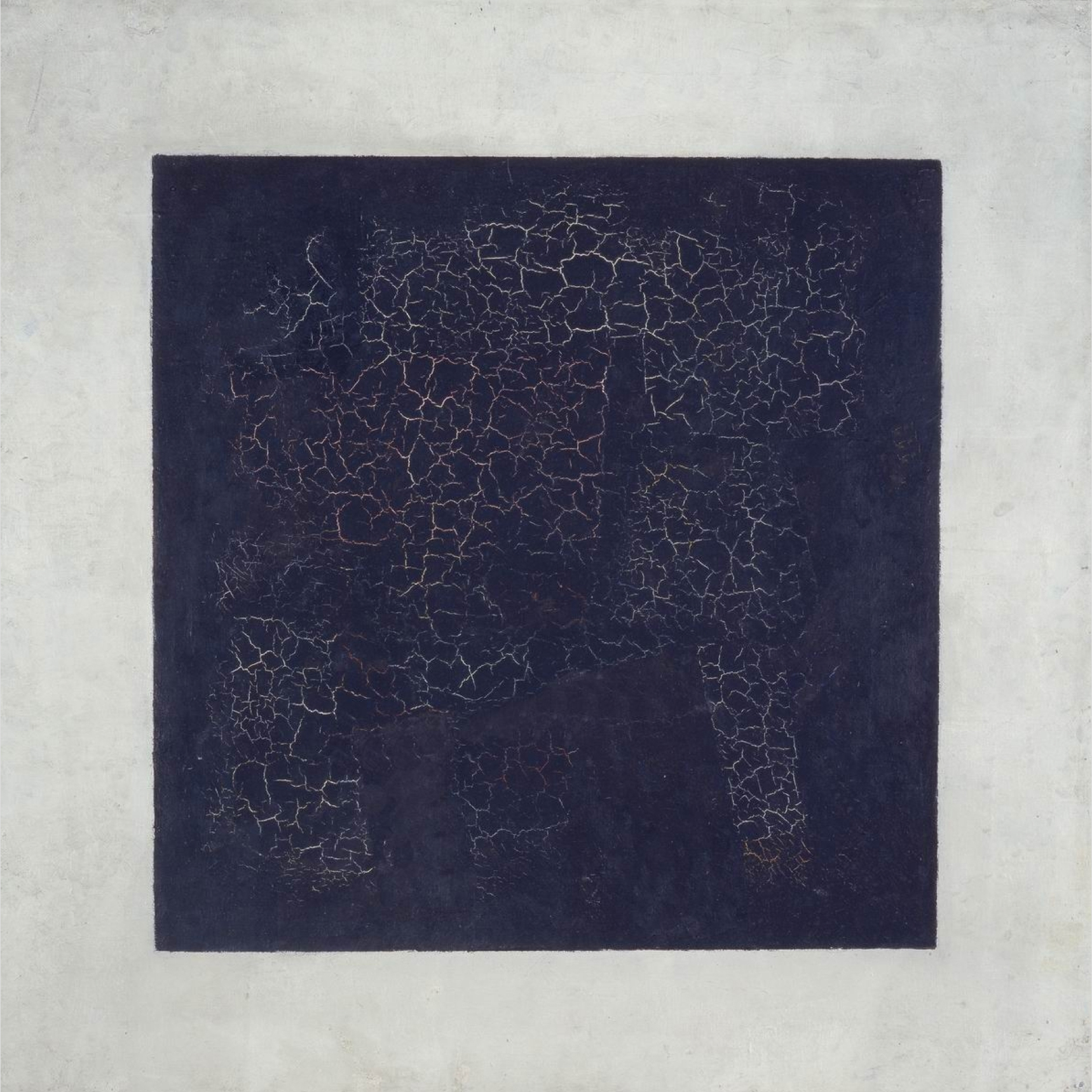 Kazimir Malevich, Black Suprematic Square, 1915. Oil on linen canvas. State Tretyakov Gallery, Moscow.