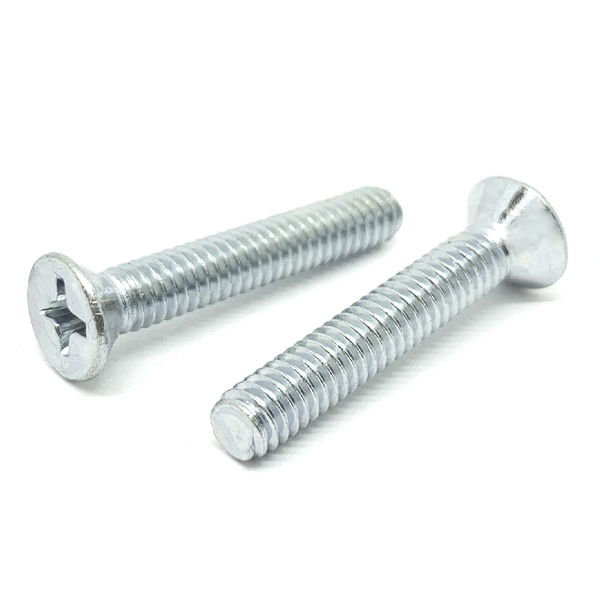 #12-24 Stainless Phillips Flat Head Machine Screws (Choose Length & Qty)