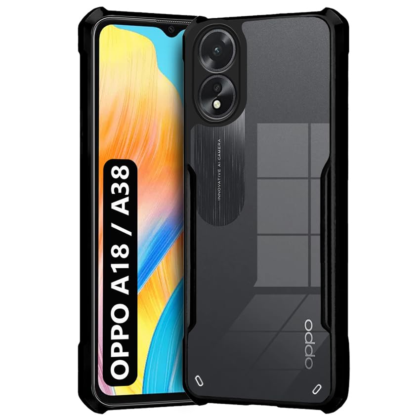 Black Border - Transparent Back iPaky Mobile Back Cover Case