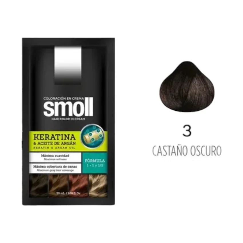 Smoll Castaño Oscuro N°3 Sachet 50ml
