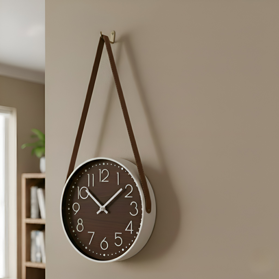 Reloj de pared plástico, 30x4cm