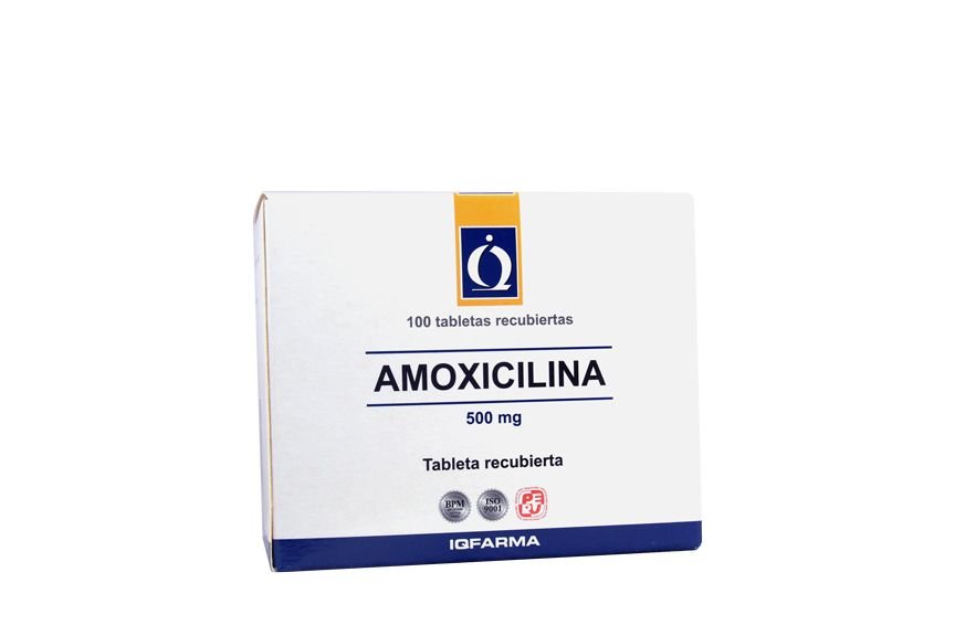 Amoxicilina 500Mg Caja X 100 Tabletas