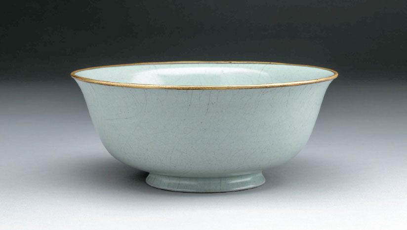 Celadon Bowl from Ru Kilns, Northern Song dynasty. The British Museum, London.