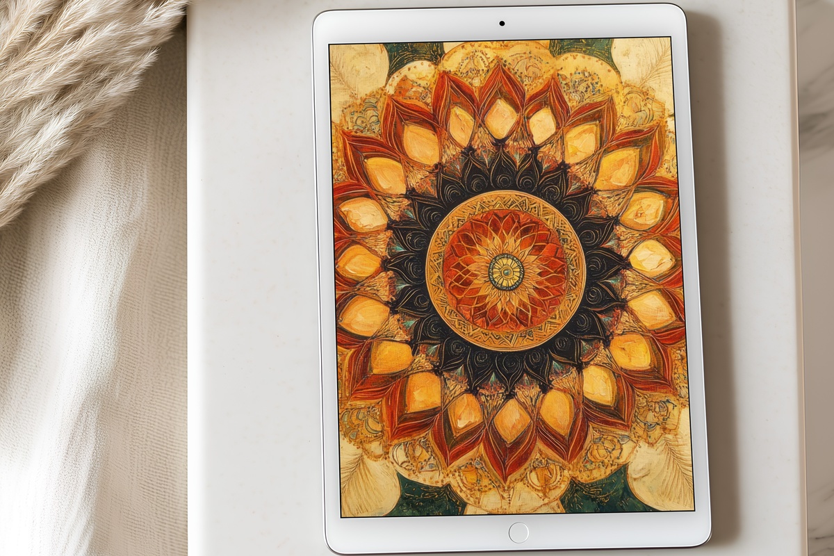 Vintage Milk Bottle Charm Farmhouse iPad Wallpaper