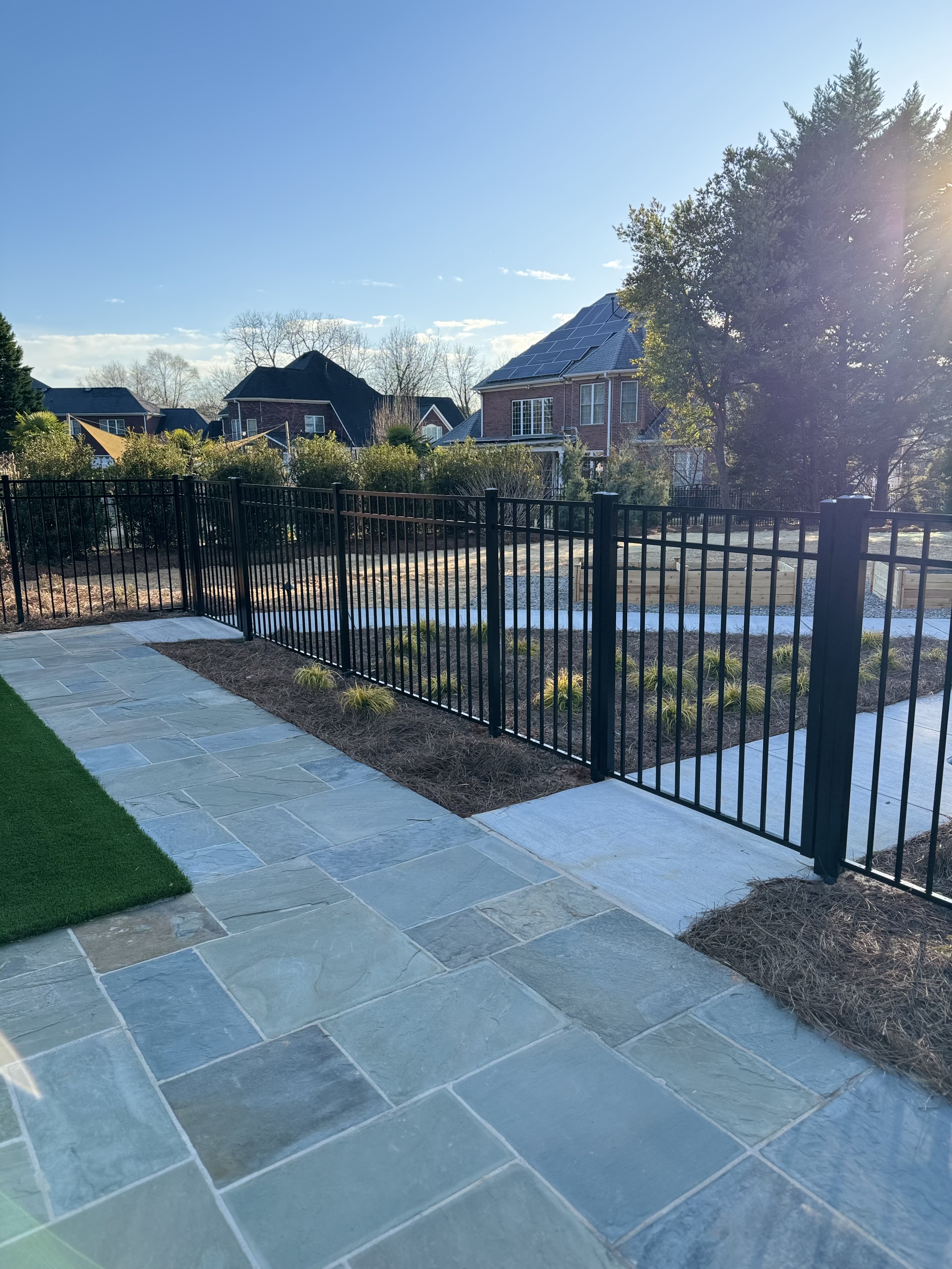 Aluminum fence project