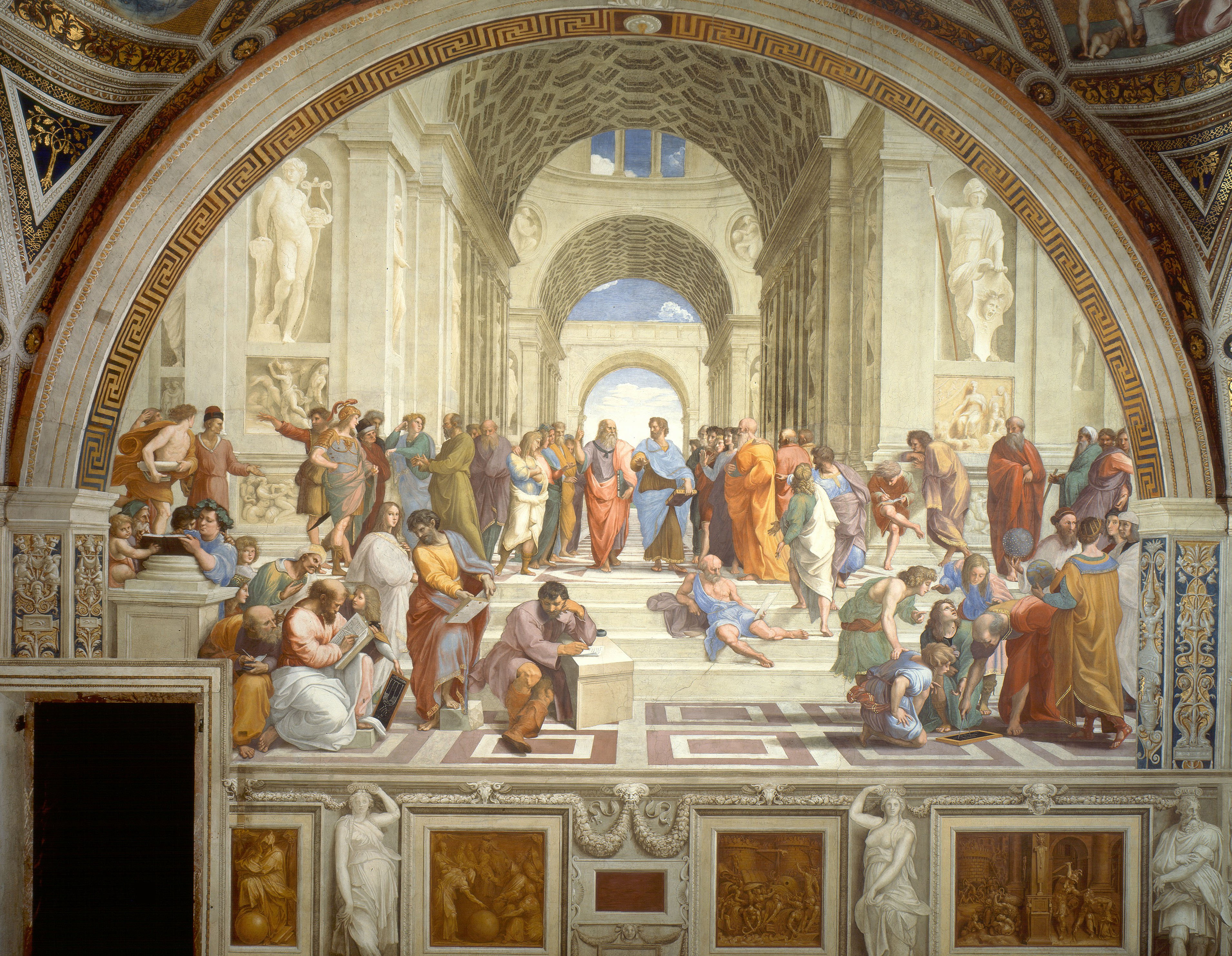 Raphael, The School of Athens, 1509-1511. Fresco. Apostolic Palace, Vatican.