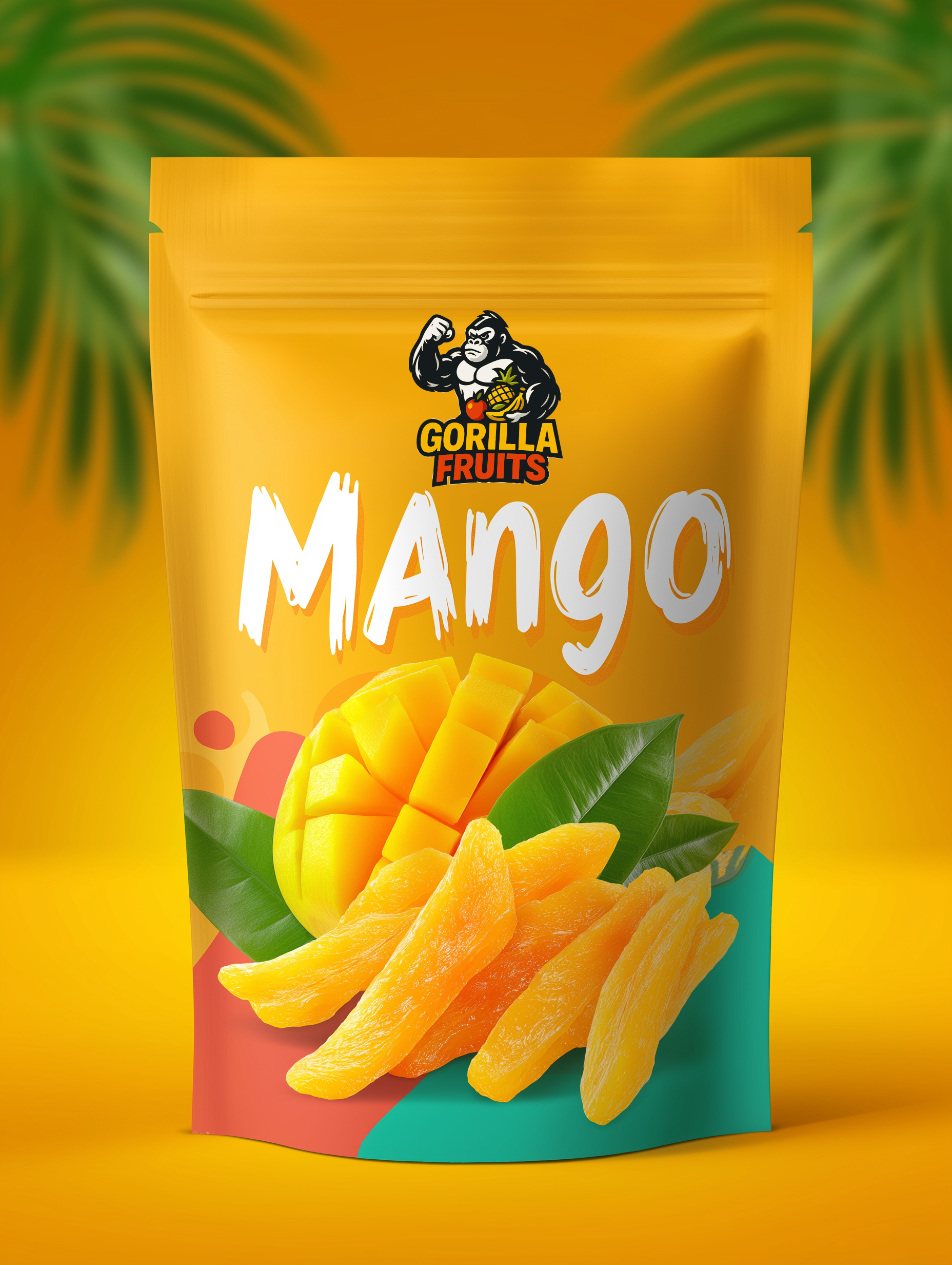 Opakowanie suszonego mango Gorilla Fruits
