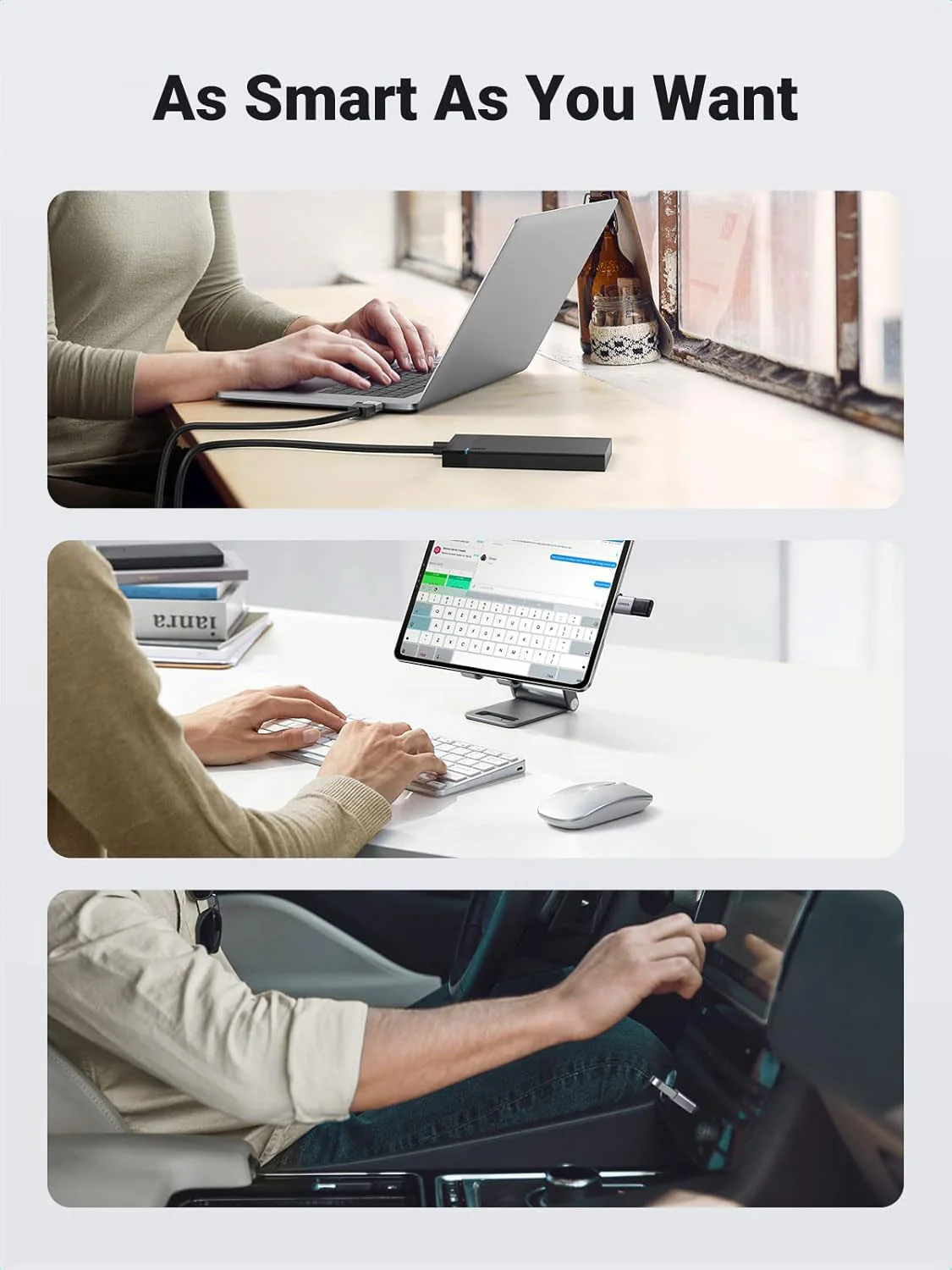 USB-C to USB 3.0 hub