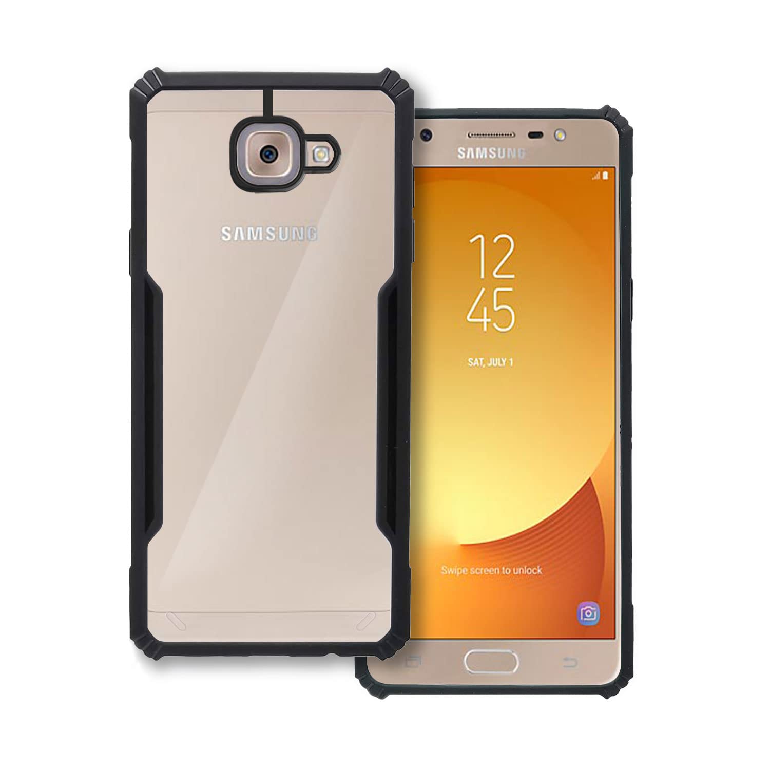 Black Border - Transparent Back iPaky Mobile Back Cover Case