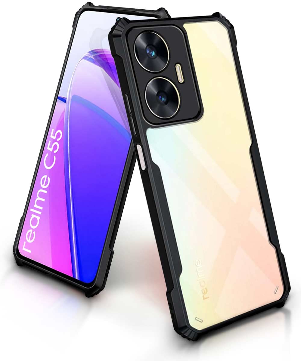 Black Border - Transparent Back iPaky Mobile Back Cover Case