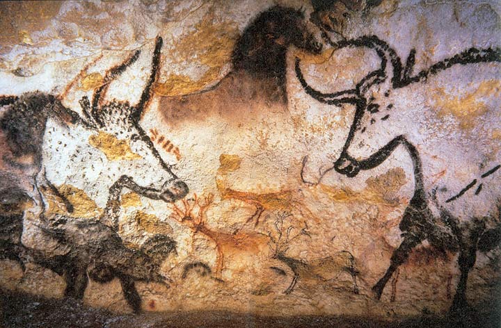 Cave painting from Lascaux, France. Approximately 17,000 years old.