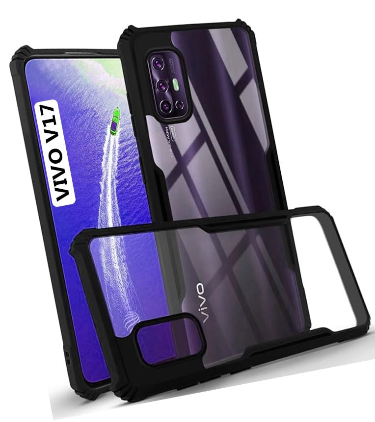 Black Border - Transparent Back iPaky Mobile Back Cover Case