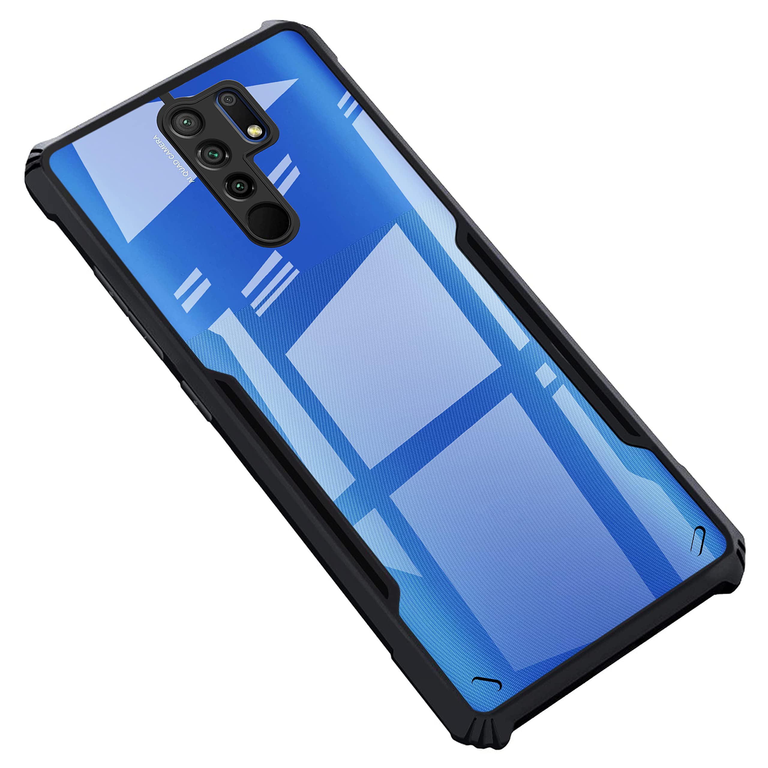 Black Border - Transparent Back iPaky Mobile Back Cover Case