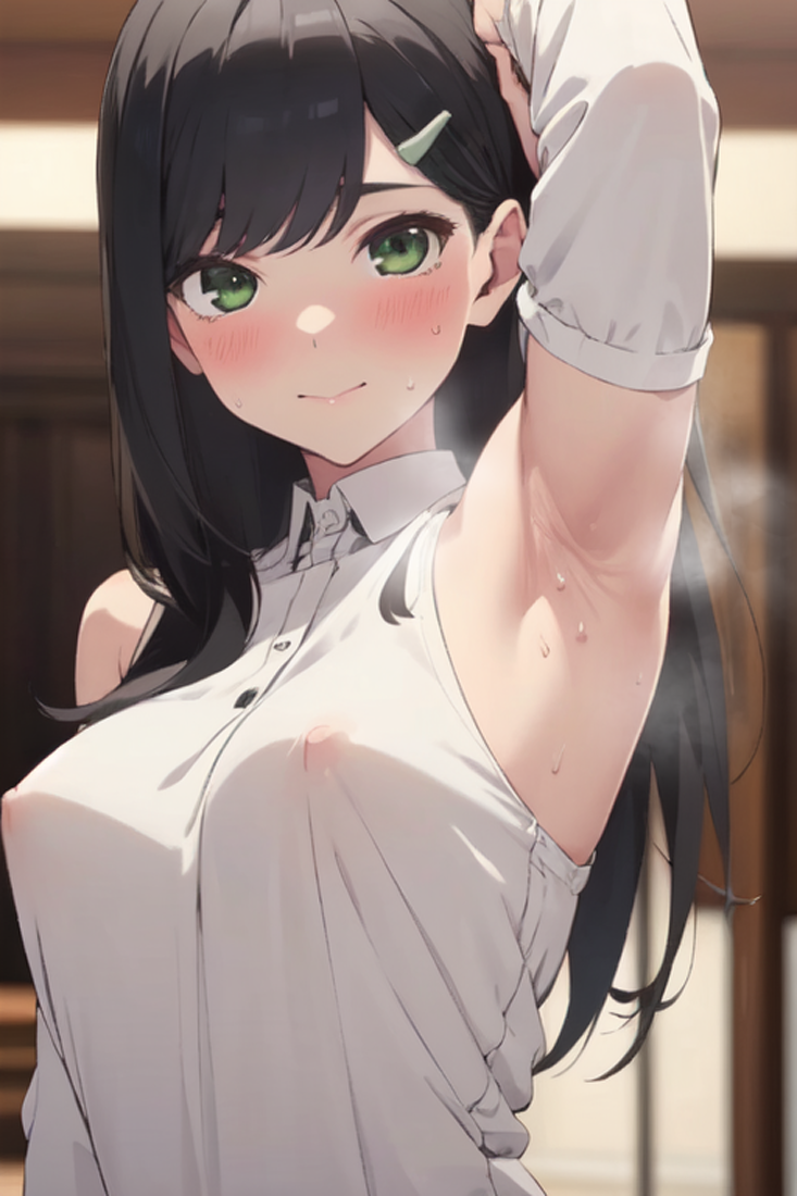 竹林さんの蒸れワッキ by Fetiniki with The Quintessential Quintuplets, breasts, sweat, stuffy, bamboo thicket