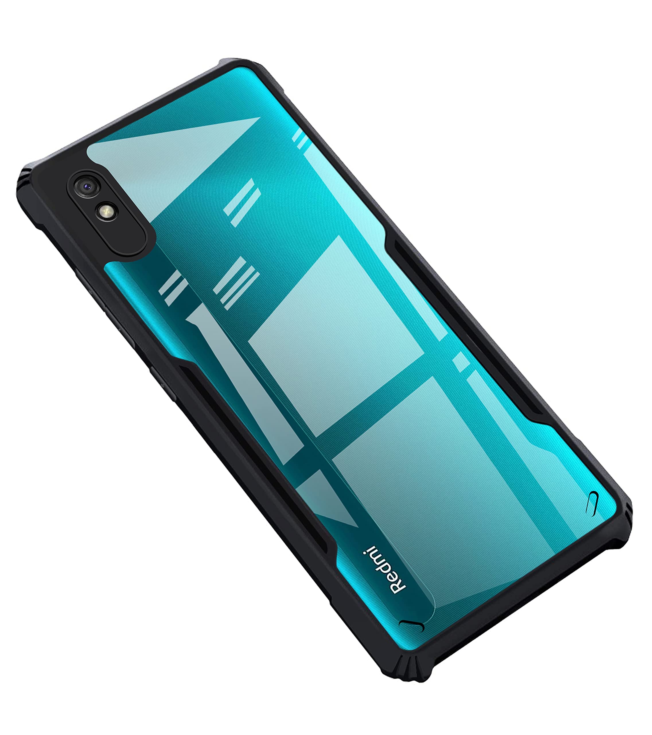 Black Border - Transparent Back iPaky Mobile Back Cover Case
