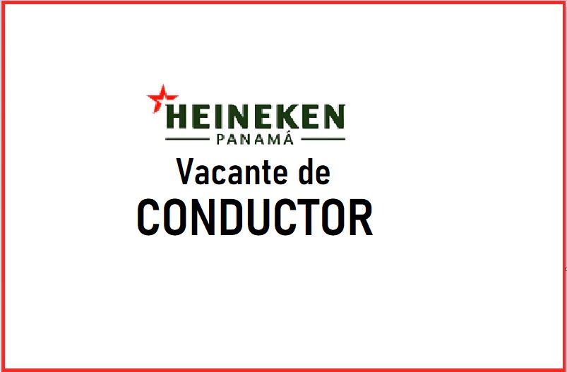 vacante de conductor en Heineken