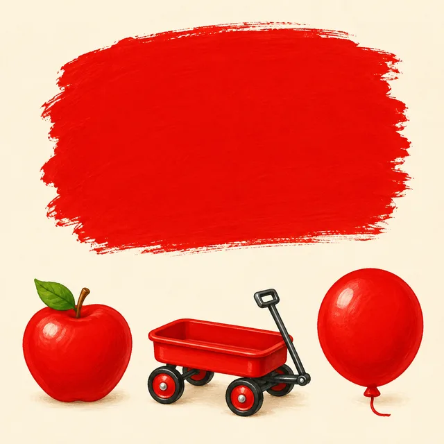Illustration of red