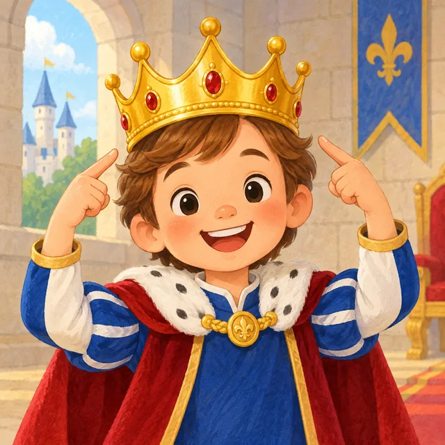 Scene: The crown is gold.