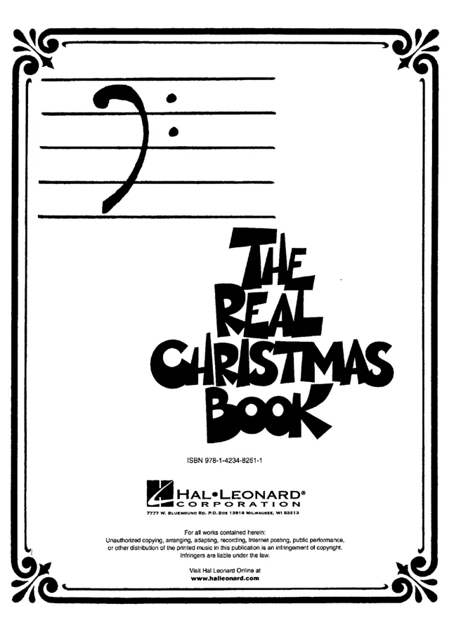 The Real Christmas Book in Bass Clef