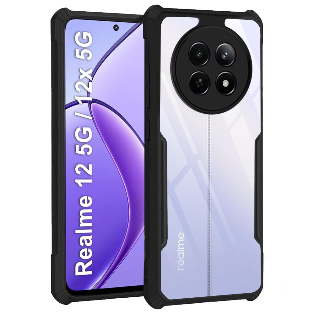Black Border - Transparent Back iPaky Mobile Back Cover Case