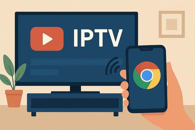 IPTV sur Smart TV : caster via Google Chrome