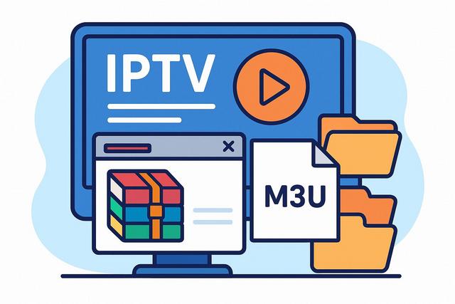 IPTV sur Windows : ouvrir un fichier M3U avec WinRAR